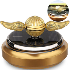 Mechaniker Golden Fidget Spinner powered by sun for dashboard display.