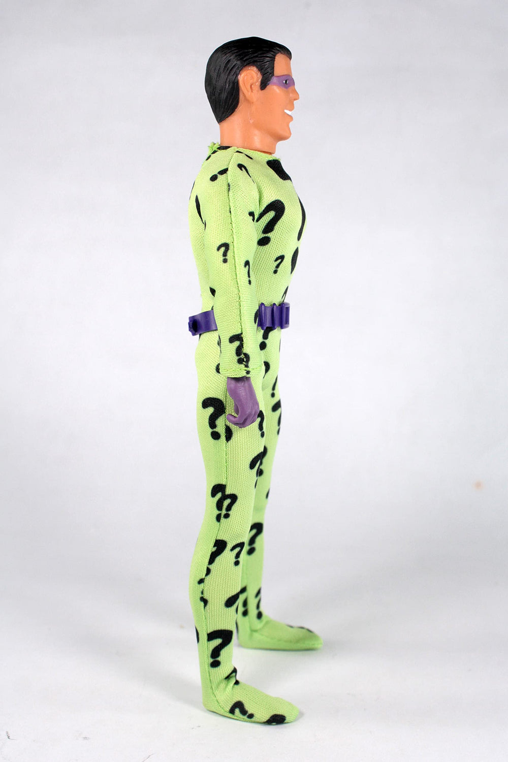 Mego Riddler 50th Anniversary accessories showcase included costume fidelity