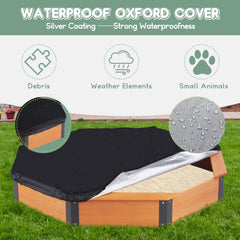 Mederra sandbox bottom liner guards sand cleanliness