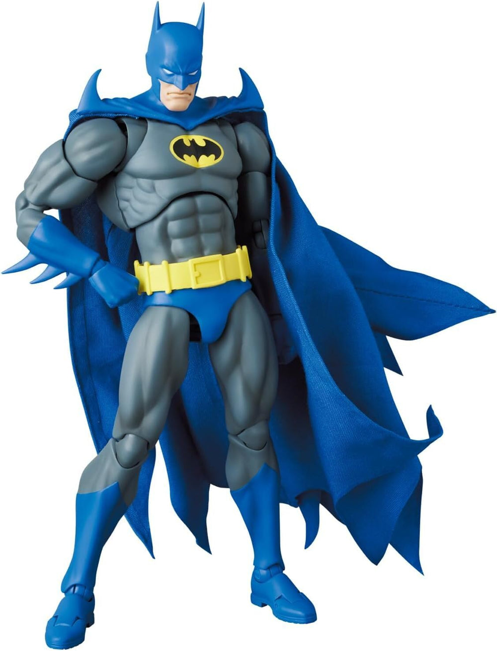 Medicom Batman Knightfall figure front view for dramatic shelf display