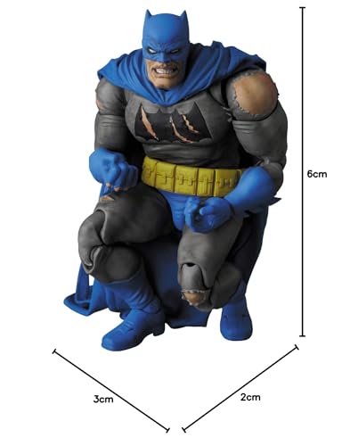 Medicom Batman Mafex with cloth cloak and metal frame for dynamic posing