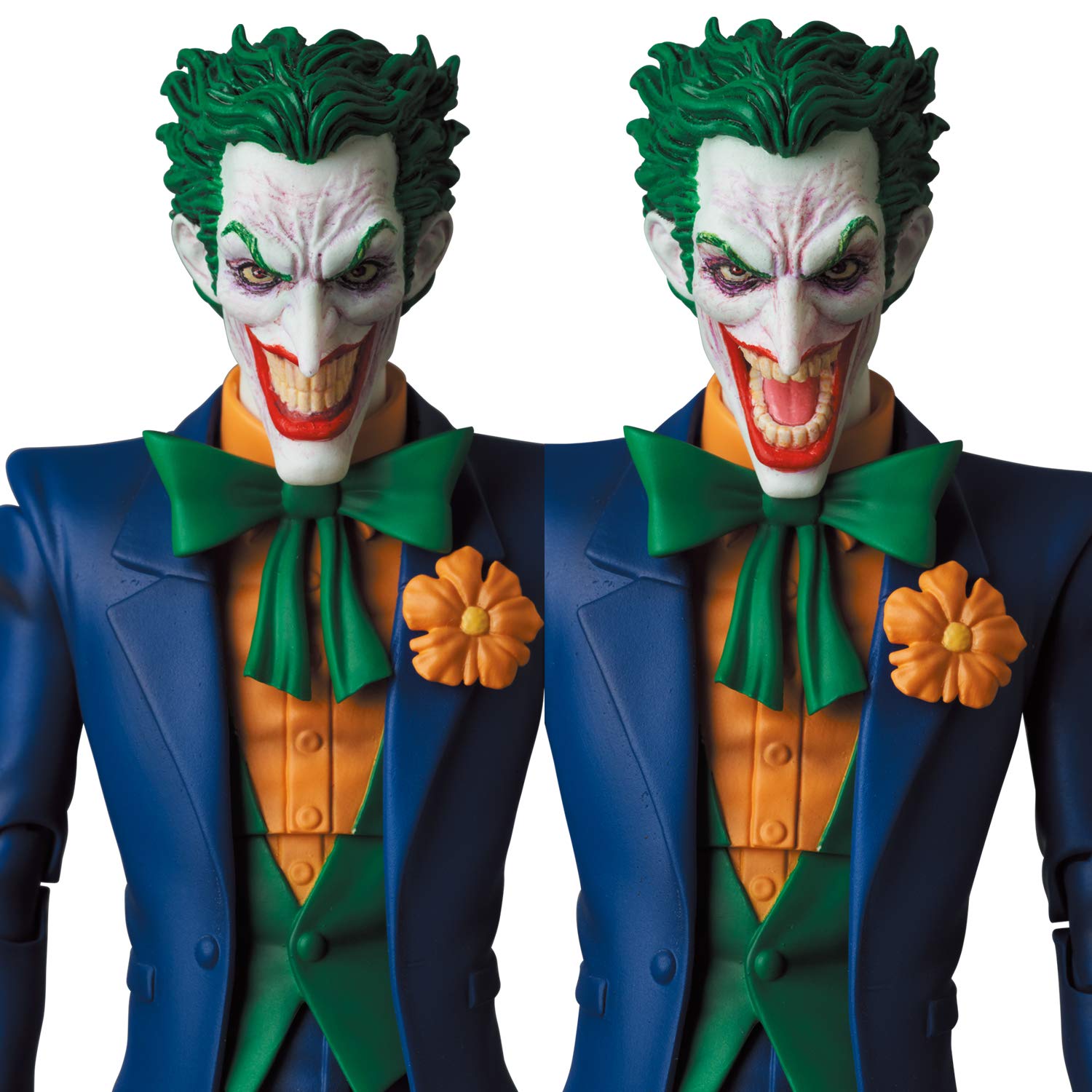 Fully articulated joints enable dynamic action poses for Medicom Mafex.