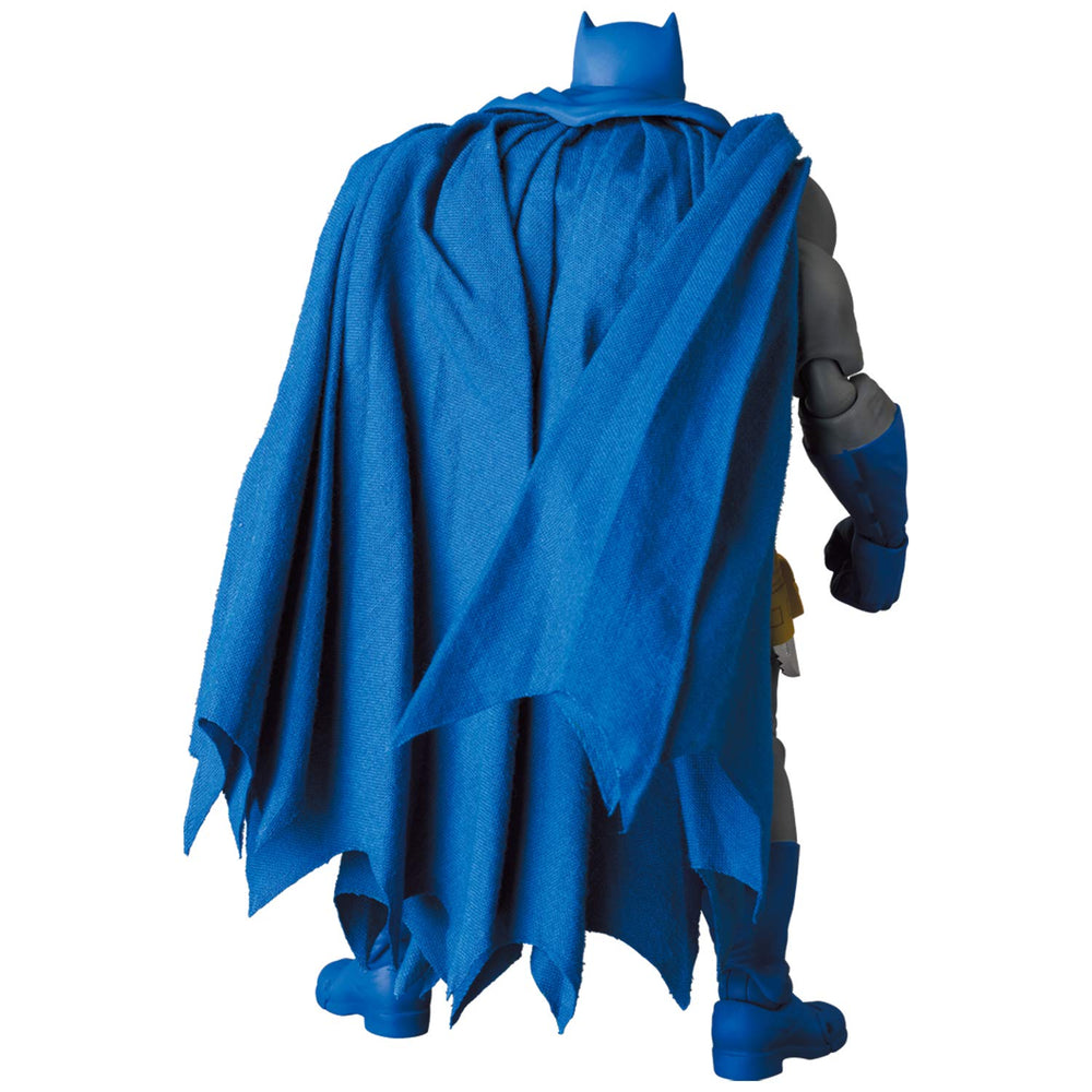 Medicom MAFEX Batman blue version close-up detailing.