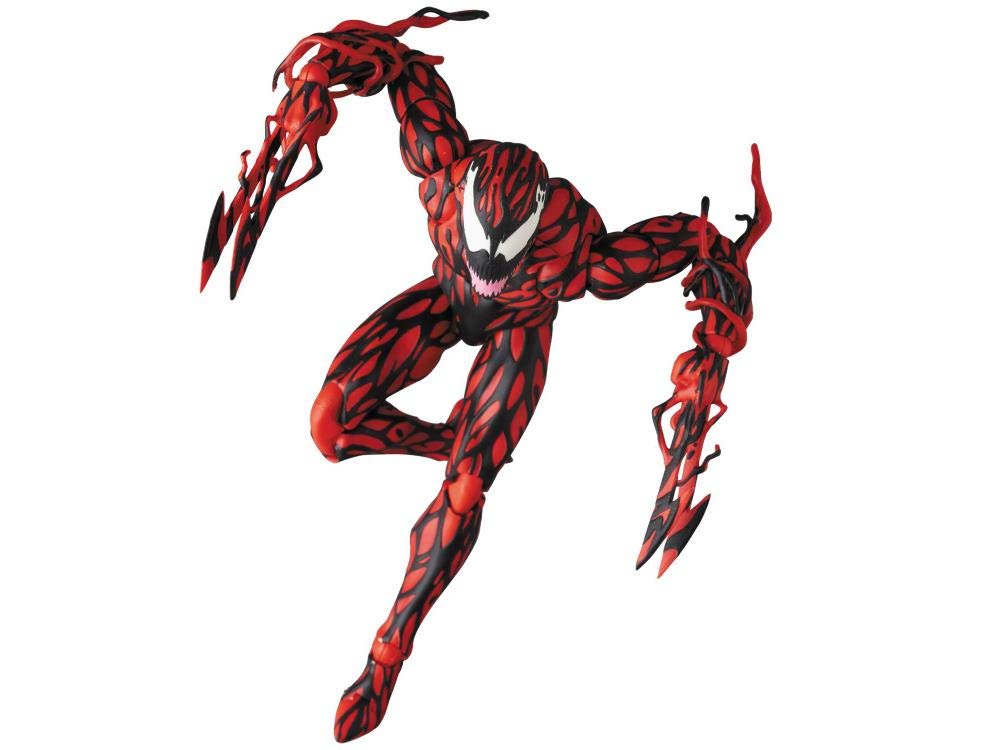 Medicom Mafex Carnage Comic Ver. compact 160mm figure for shelf display