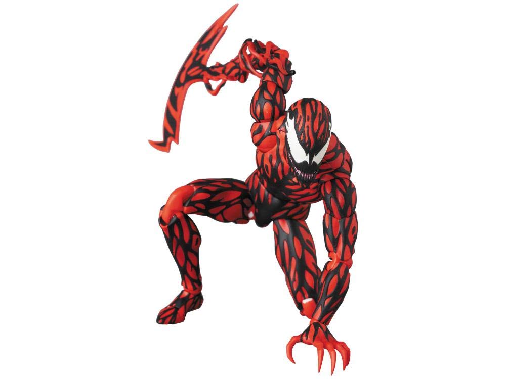 Medicom Mafex Carnage Comic Ver. detailed paint highlights comic texture