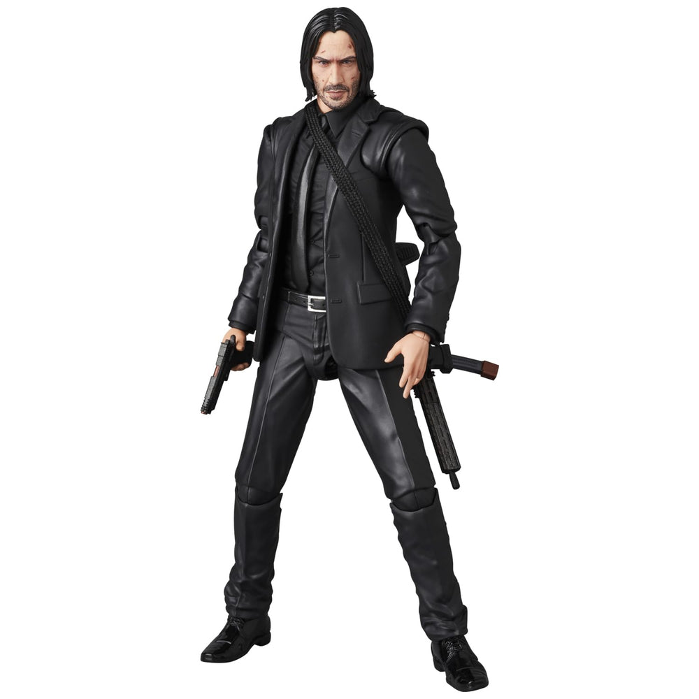 Medicom Toy John Wick MAFEX figure fully poseable for dynamic display scenes