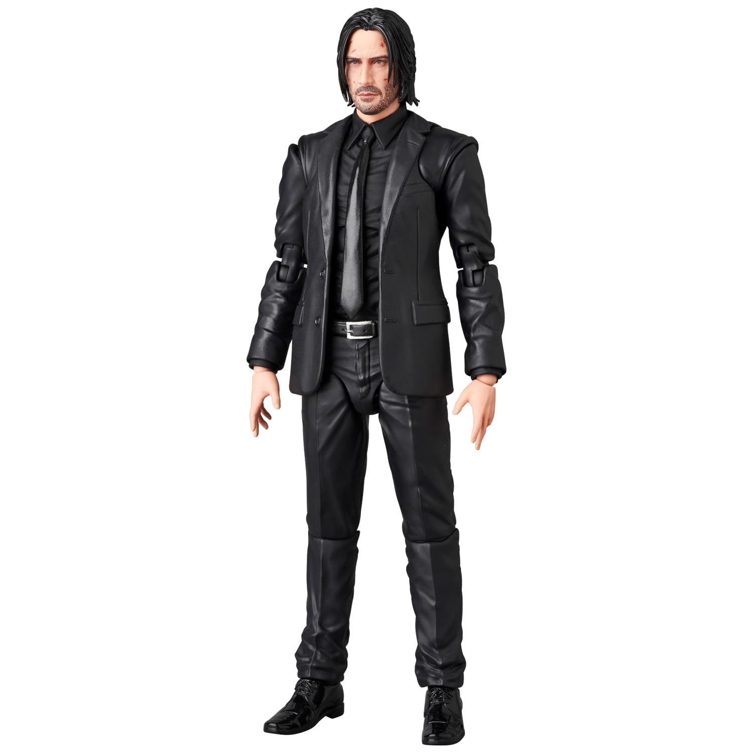 Medicom Toy John Wick MAFEX with weapon sword belt for authentic visuals