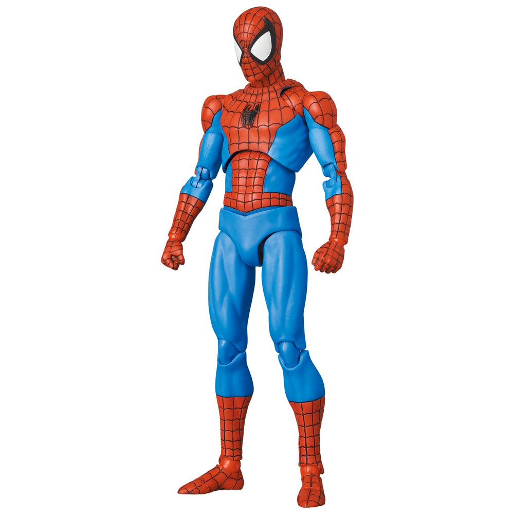 Marvel copyright note on MEDICOM TOY MAFEX Spider-Man licensing details.