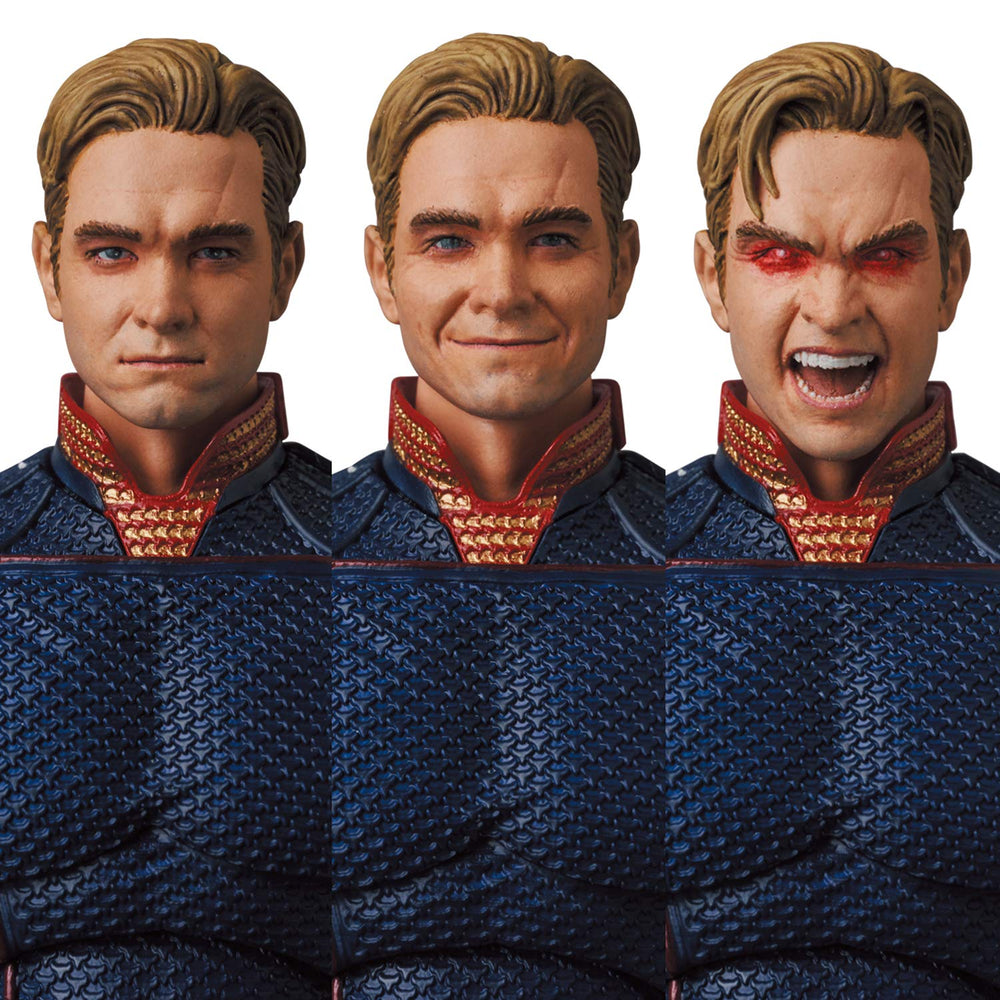 Medicom Toy MAFEX Homelander pose options for desk or shelf setup