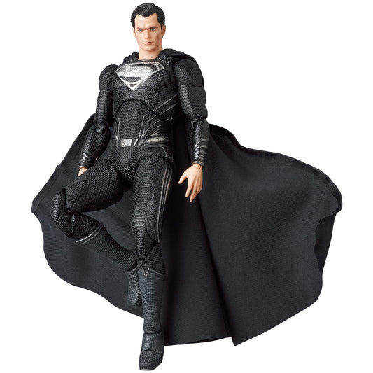 Medicom Zack Snyder Superman MAFEX figure stands 6 inches tall for versatile display.