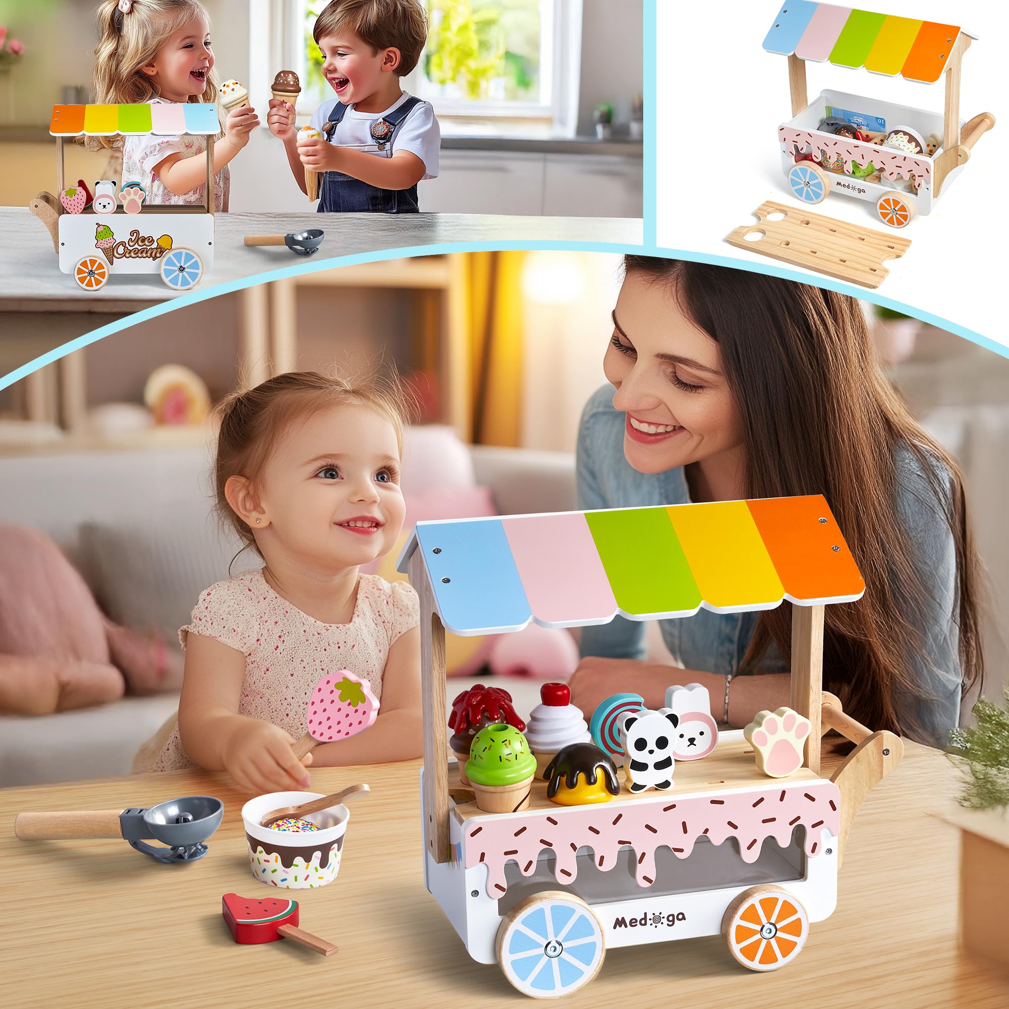 Medoga play money enhances checkout interaction and basic money handling.