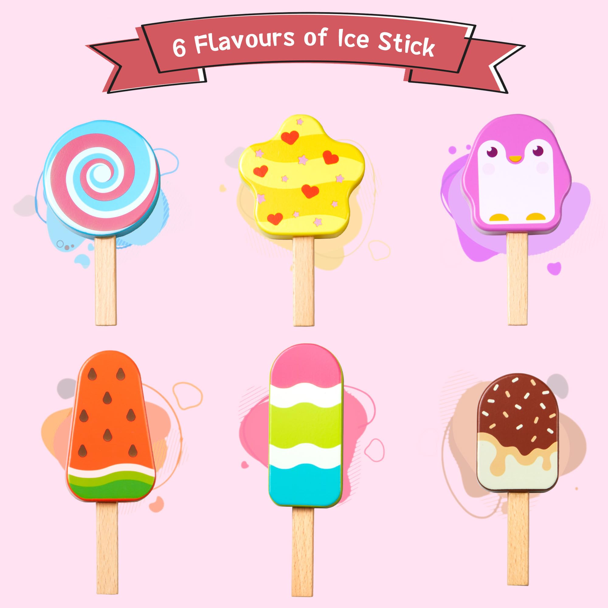 medoga star mango ice cream stick sparks imaginative storytelling during playtime.