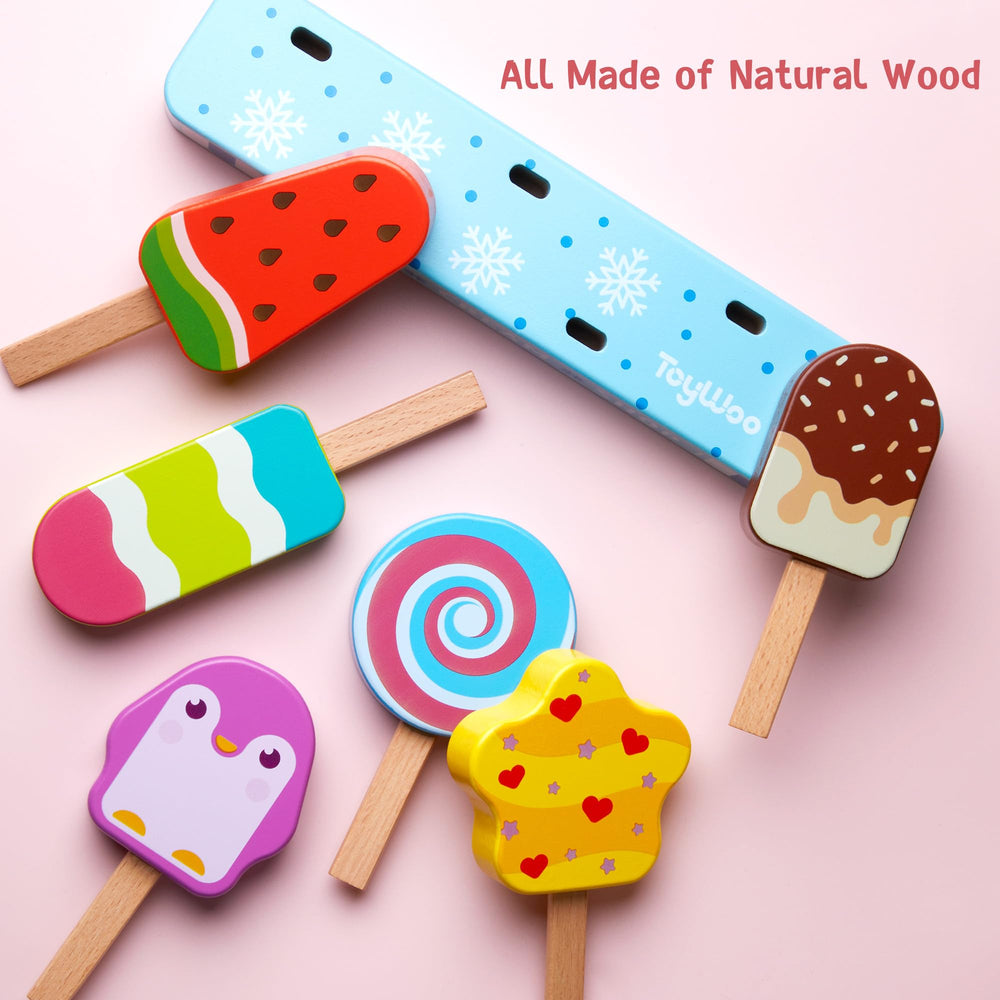 medoga watermelon ice cream stick helps children explore colors and sharing.