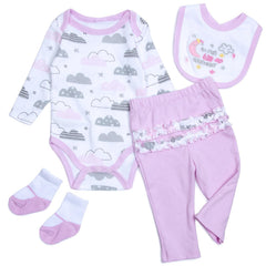Medylove cloud and star bodysuit for 17-22 inch reborn dolls, adds realism and whimsy.