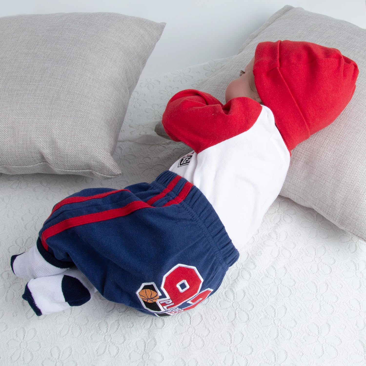 Easy-to-care-for materials in Medylove 4-piece doll clothes set for 17-22 inch dolls