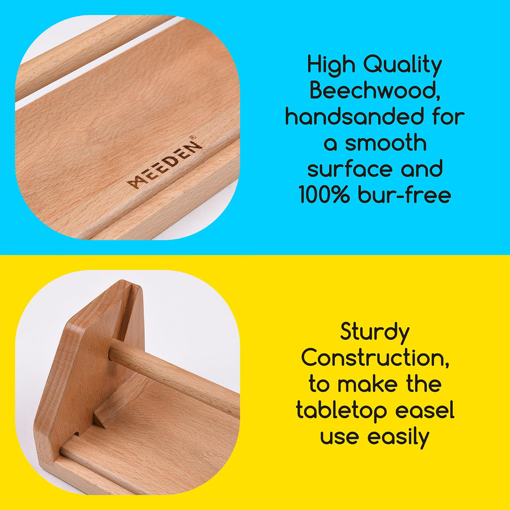 Portable design fits home, classroom, or outdoor art time.