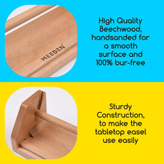 Portable design fits home, classroom, or outdoor art time.