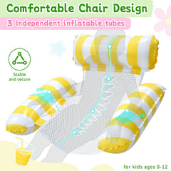 Meegoo pool hammock float rose red adds festive water play