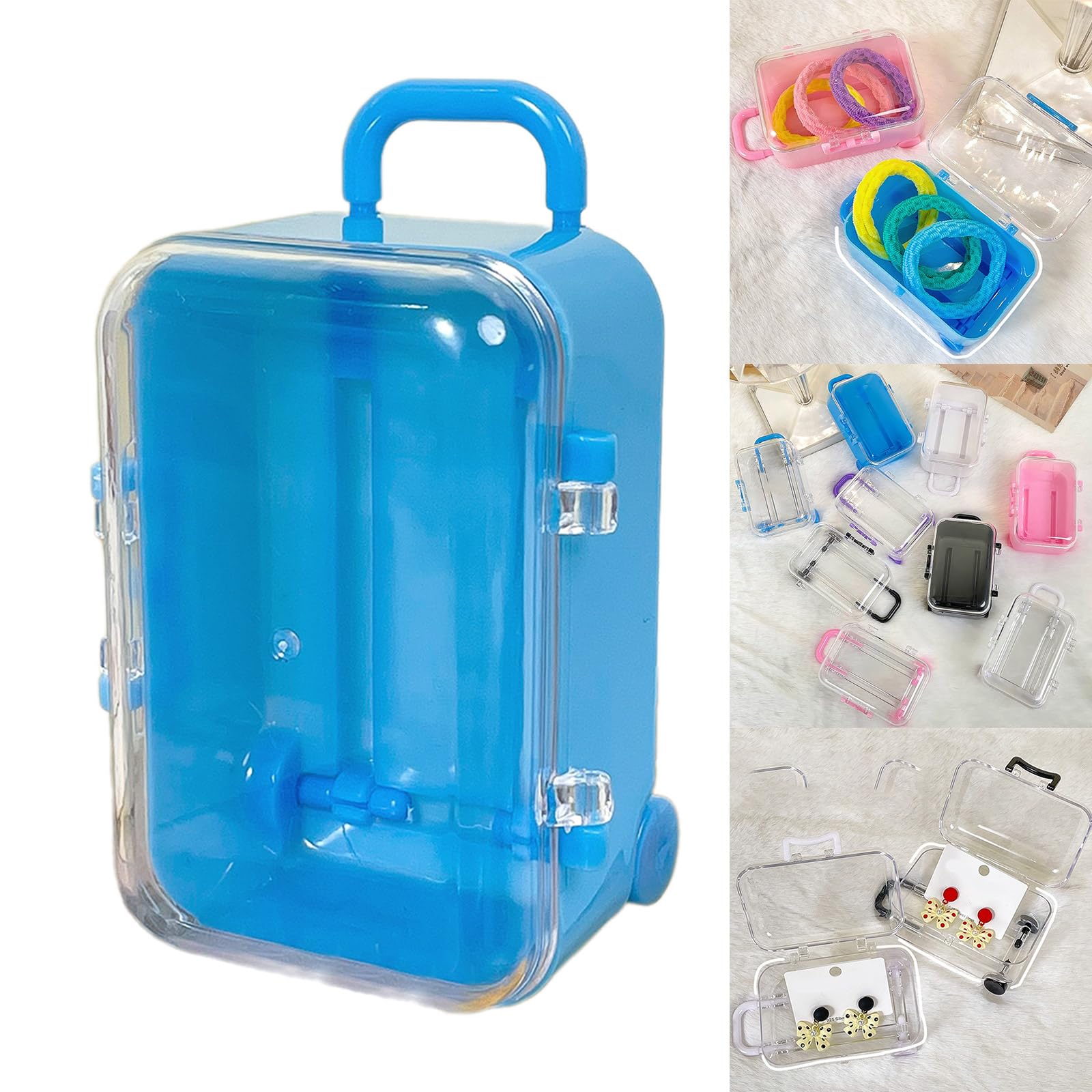 MEELYHOME ZQA doll accessories storage with compartments for easy access.