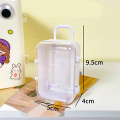 MEELYHOME ZQA pink dollhouse decoration doubles as storage.