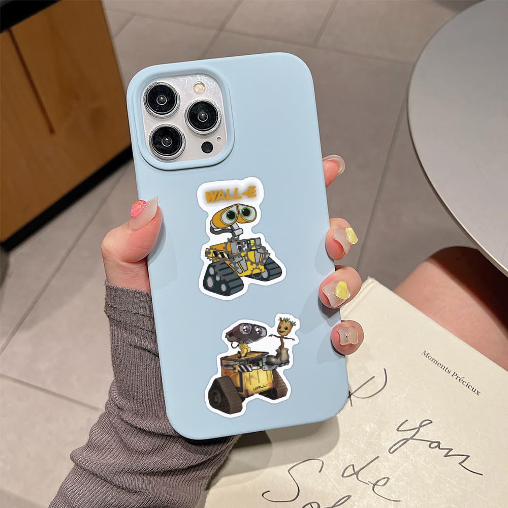 Meet Holiday Walle vinyl decals brightening a water bottle with waterproof color