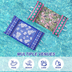 Meetinext water hammock durable material ensures repeated use on lakes and pools.