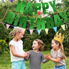 MEETINGU reusable pennants suitable for birthdays of all ages