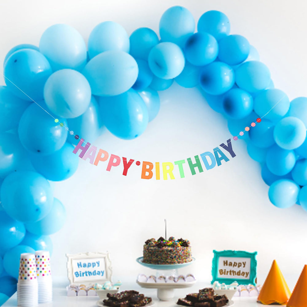 MEETINGU Reusable banner folds flat for simple storage after the party.