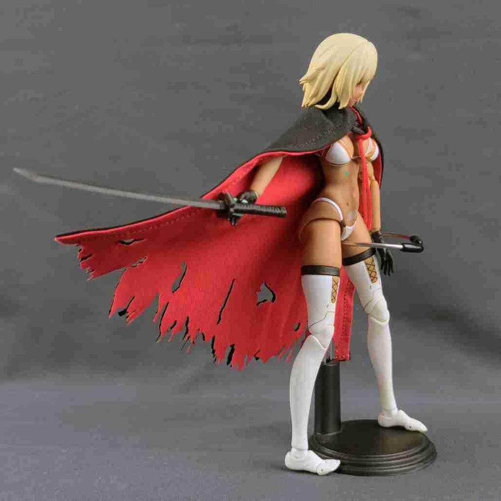 Meetoget handmade cape detail highlights craftsmanship for realistic styling.