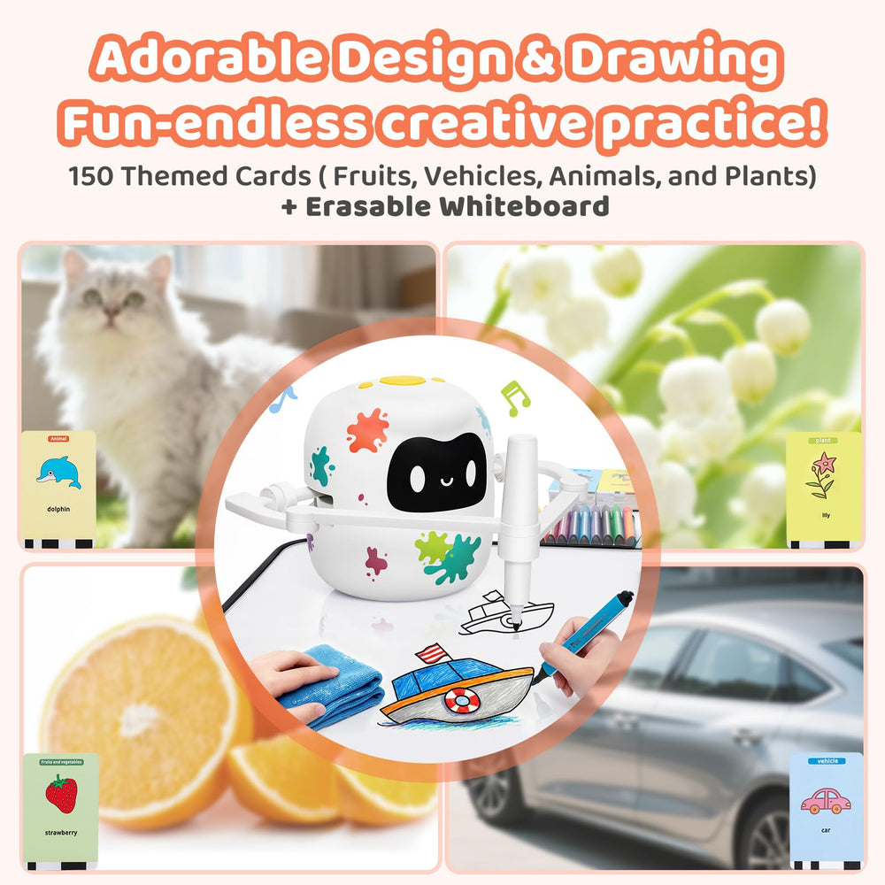 MeWaii Drawing Robot erasable board for mess-free drawing sessions