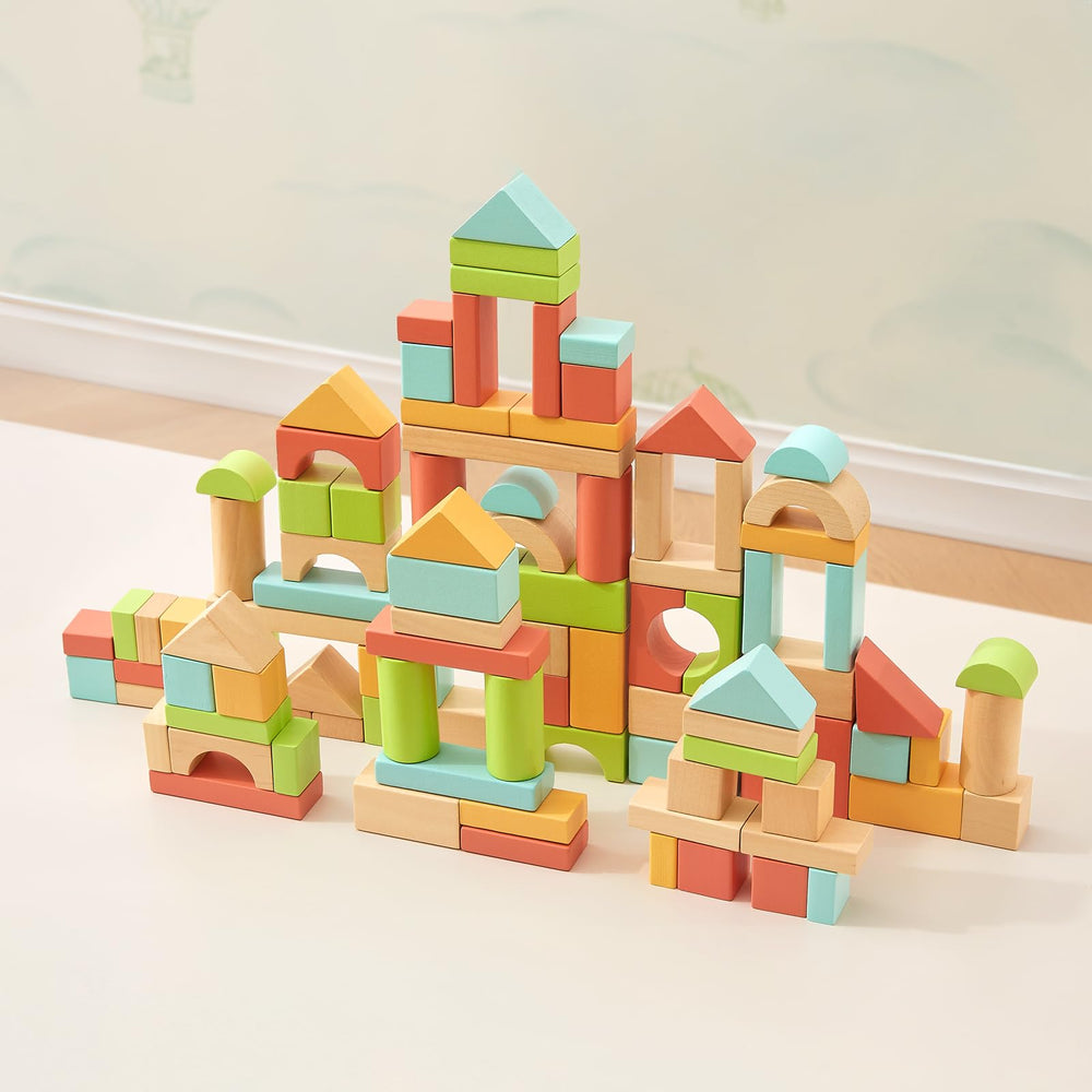 MEEYOO Montessori-inspired blocks fostering independent exploration and concentration.