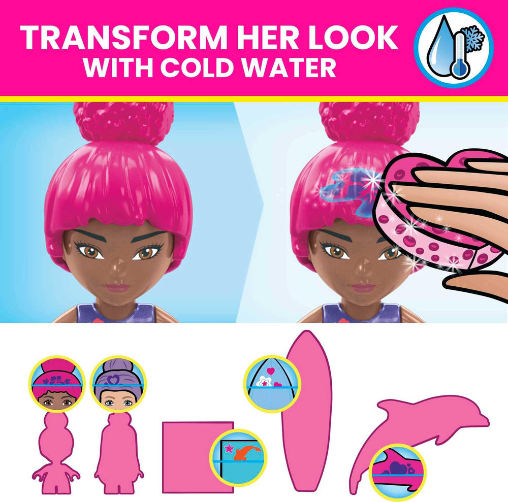 MEGA Barbie Color Reveal 114 bricks for creative builds