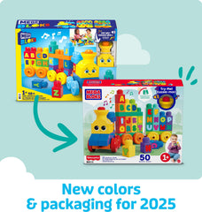 Mega Bloks First Builders toddler playtime supports exploration with safe, easy-to-handle pieces.