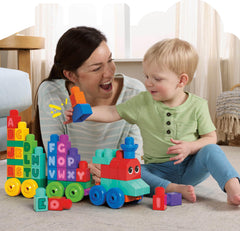 Mega Bloks First Builders train construction sparks creativity and problem solving