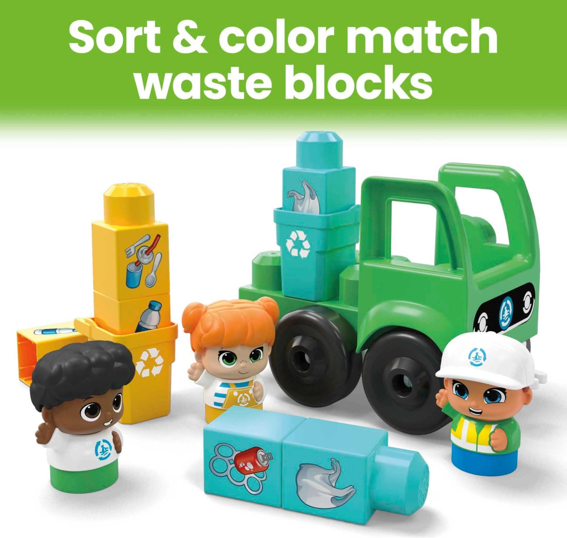 Mega Bloks Fisher-Price Block Buddies figures spark storytelling and imaginative scenarios.