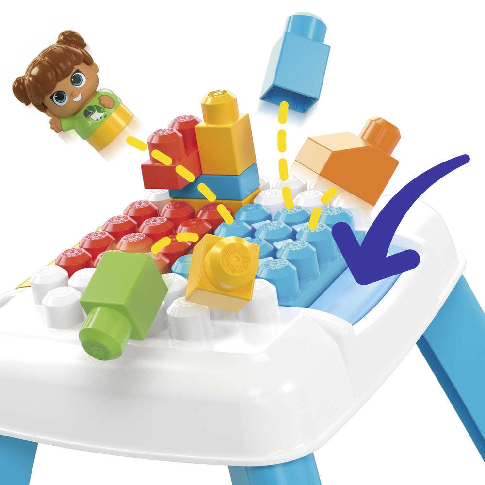 Mega Bloks Fisher-Price Block Buddies figure included for imaginative play.