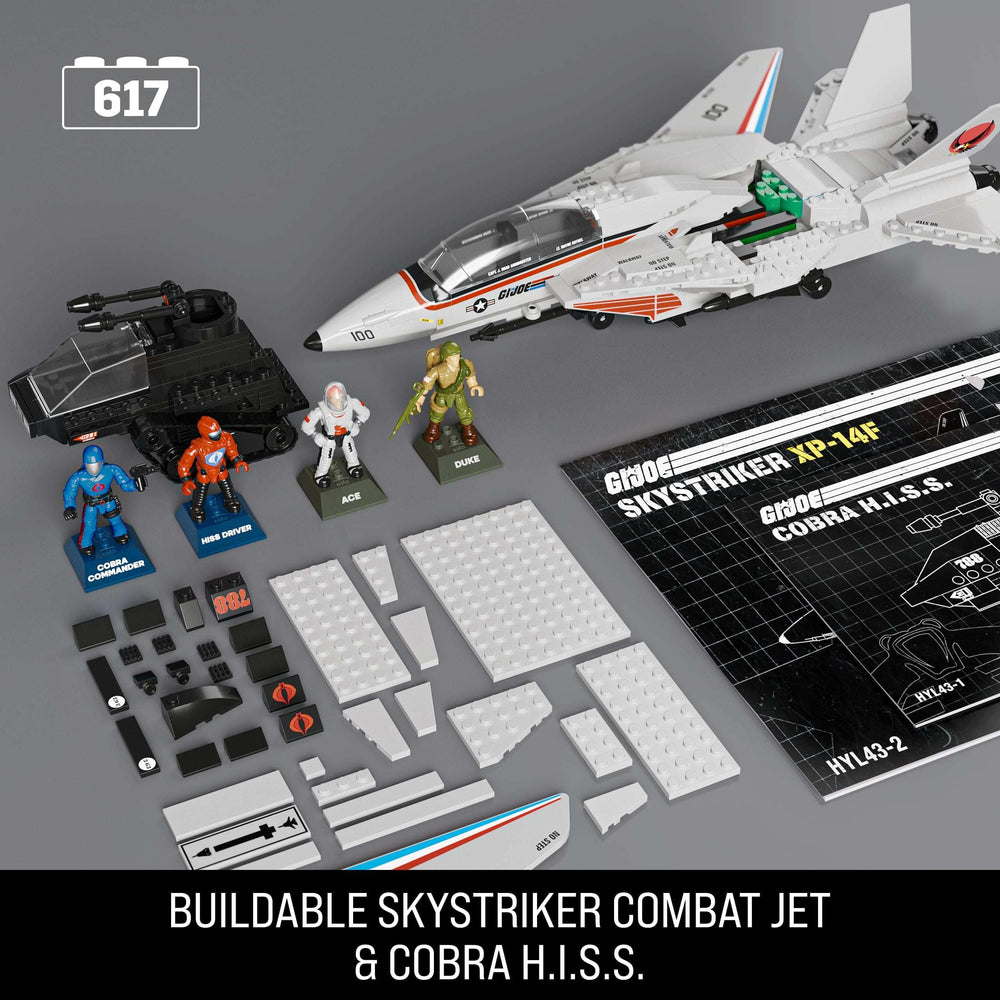 Mega Bloks G.I. Joe figures poseable for dynamic battle scenes and storytelling.