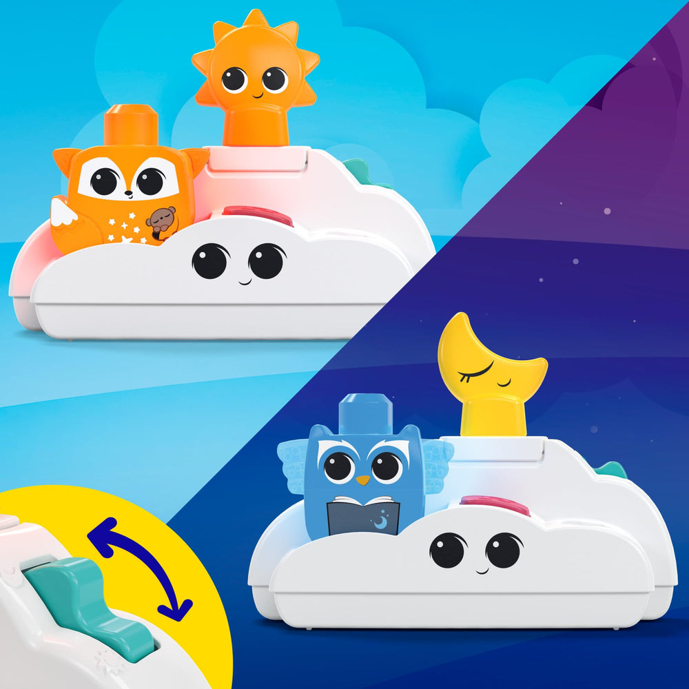 Mega Bloks star projector adds magical visuals to bedtime with gentle light effects.