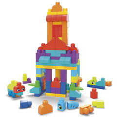 Mega Bloks First Builders storage bag keeps blocks organized after playtime.