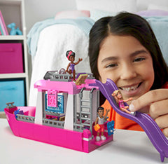 Mega Brands Barbie Dream Boat lounge chairs area for relaxing scenes and social storytelling.