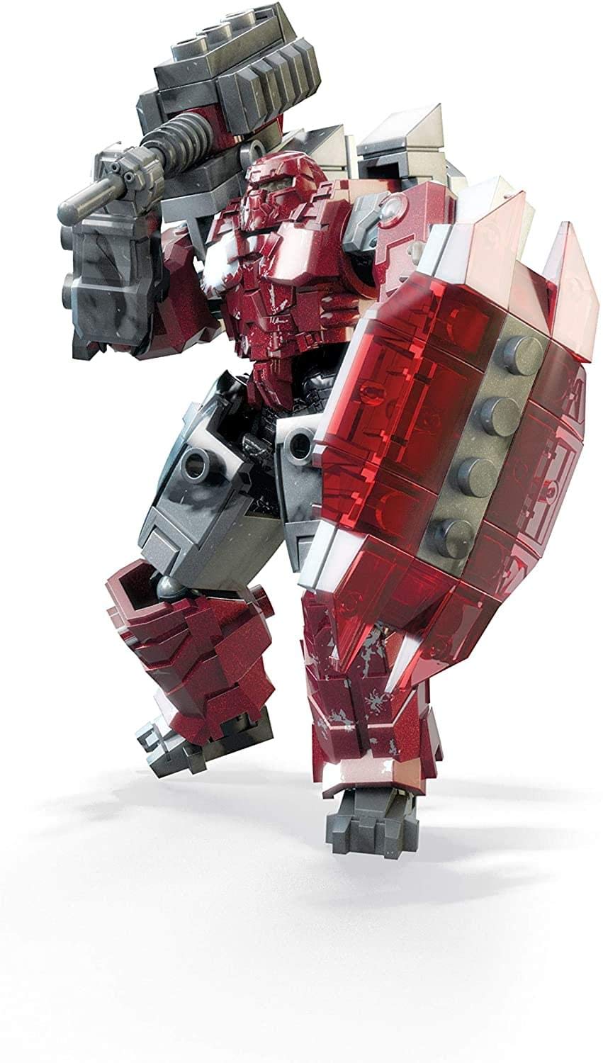 Mega Construx buildable weapon configurations enable diverse battle setups