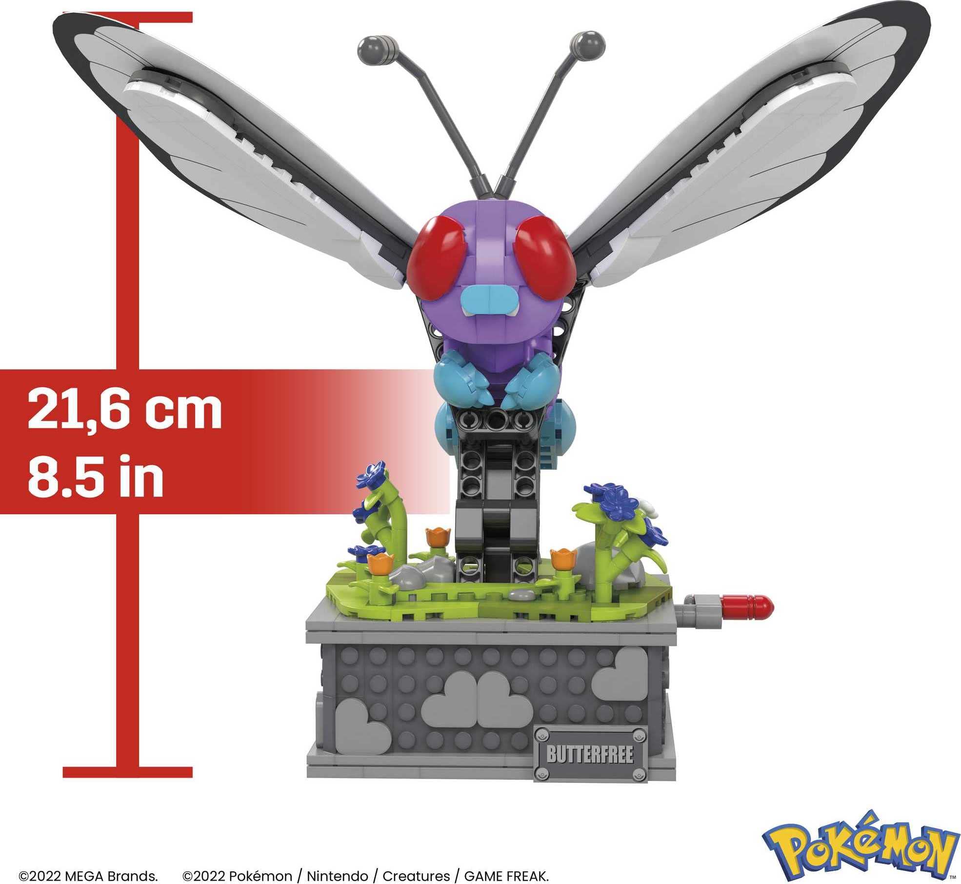 Butterfree adult builders collection offers a premium build-and-display experience.
