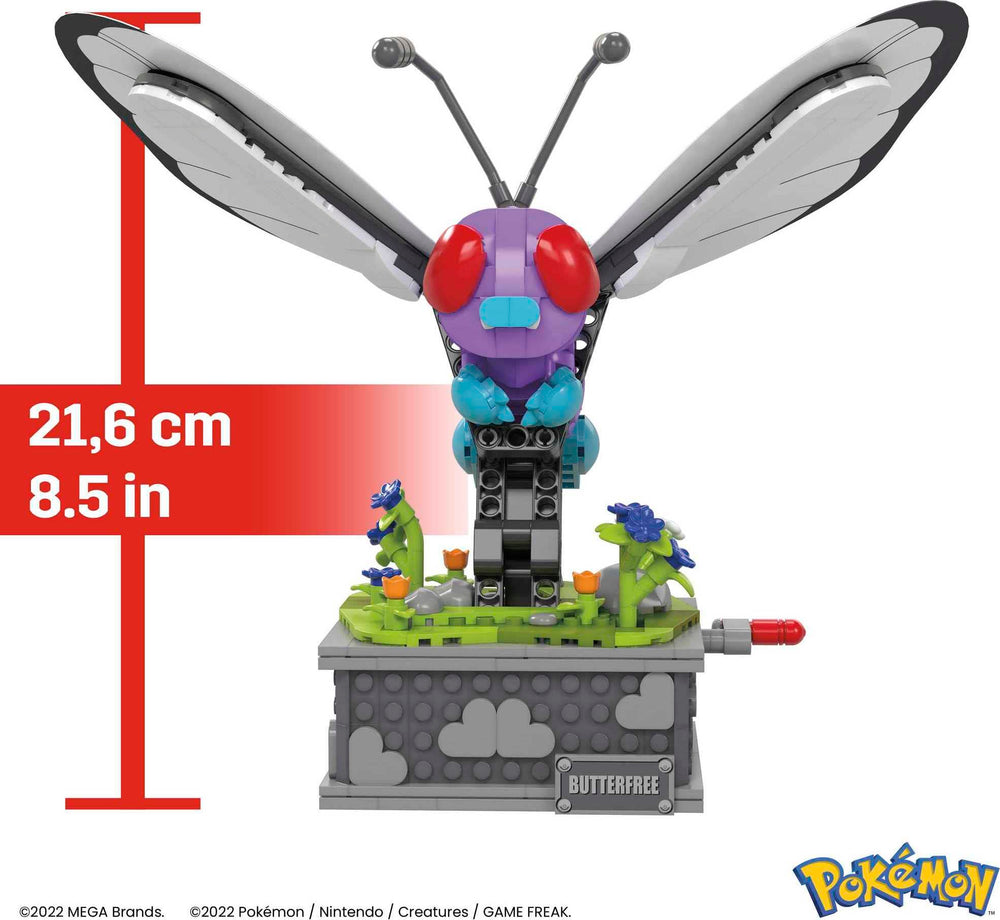 Butterfree adult builders collection offers a premium build-and-display experience.