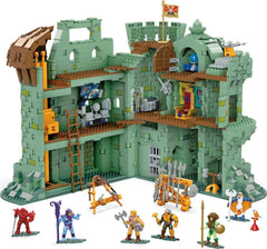 Mega Brands Castle Grayskull elevator action enables dramatic vertical reveals