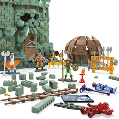 Mega Brands Castle Grayskull throne room shows trap door feature