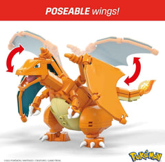 Mega Brands Charizard heavy ball pin included for stable standing