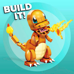 Mega Brands Charmander with fire-breath detail for dynamic display.