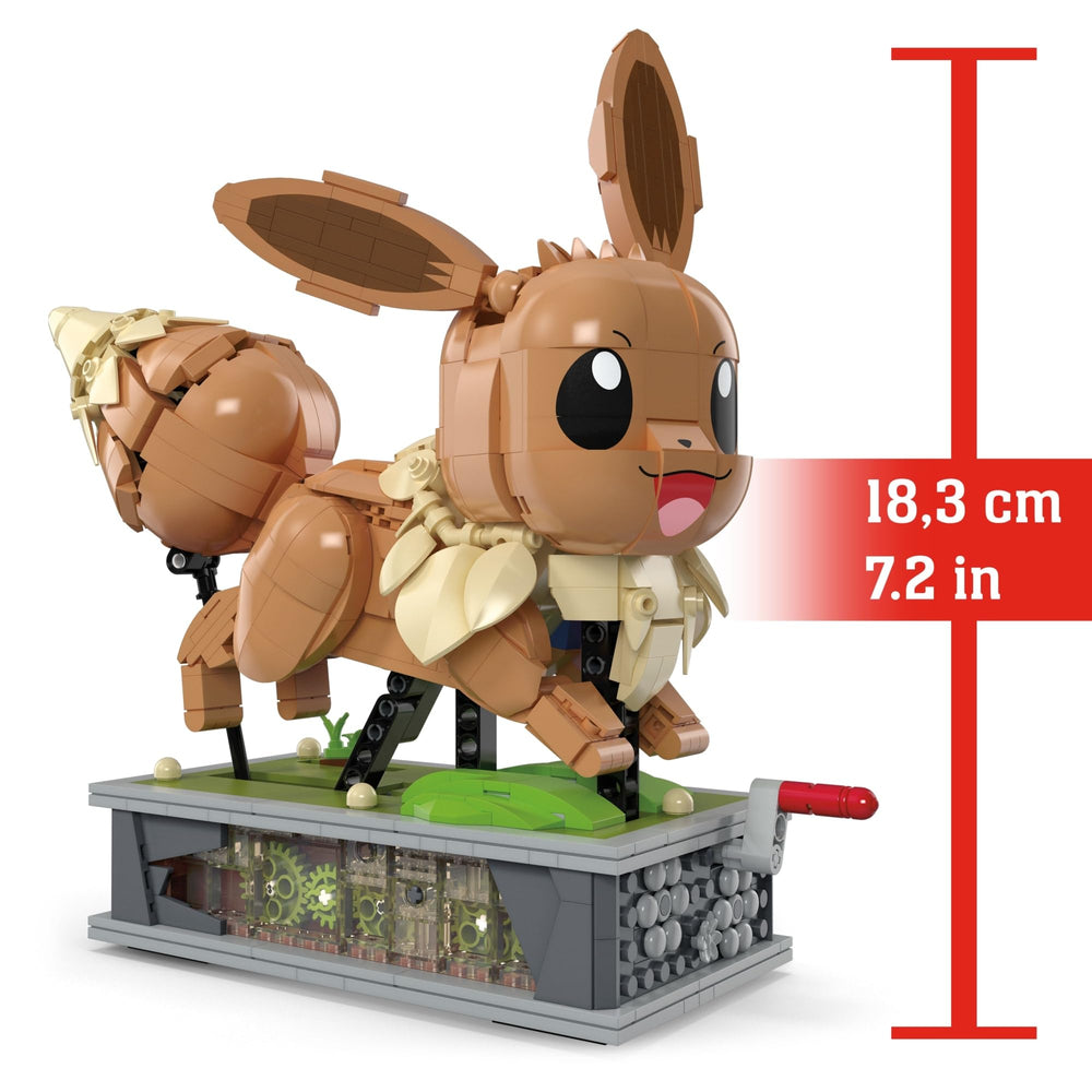 Crank mechanism powering Eevee motion without batteries