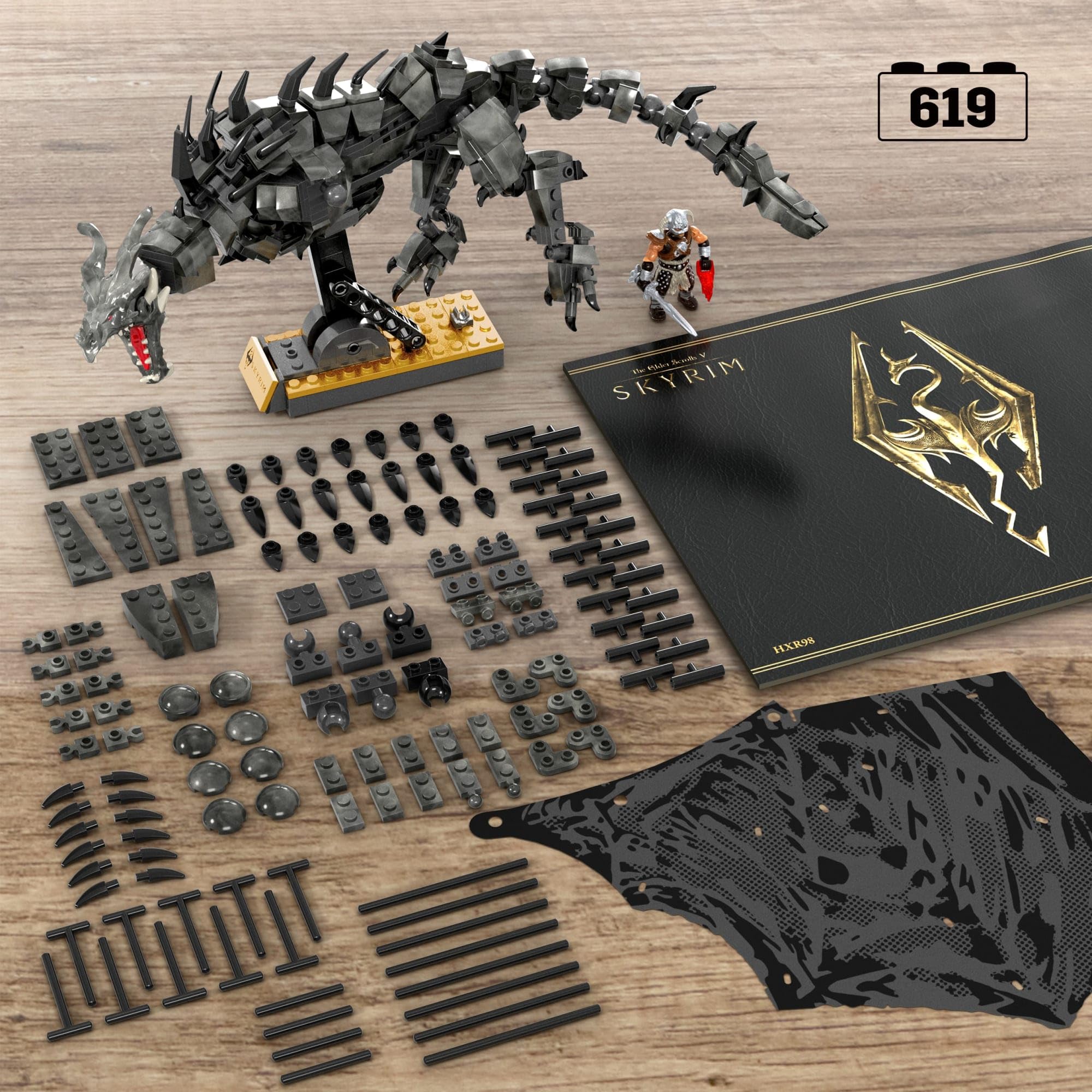 Mega Brands Dovah-Kiin poseable Dragonborn figure for dynamic display scenes