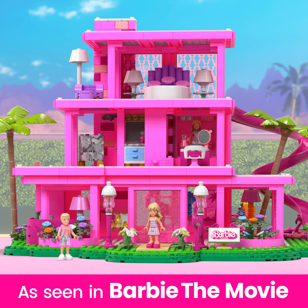 Mega Brands DreamHouse pool with slide for dynamic display and storytelling